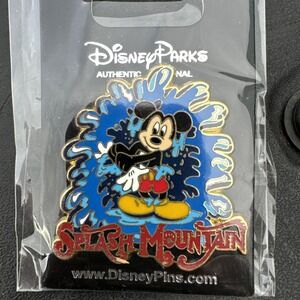 Splash Mountain Disney Parks Attraction Pin Mickey Mouse Soaked Authentic New